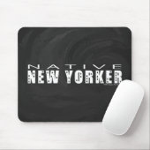Native New Yorker schwarz Mousepad (Mit Mouse)