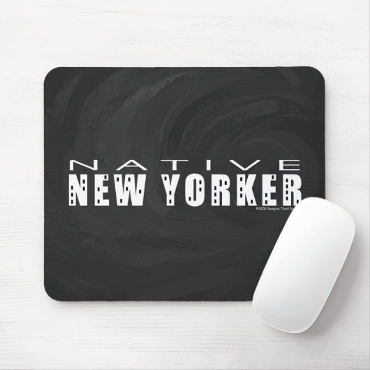 Native New Yorker schwarz Mousepad (Mit Mouse)