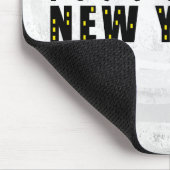 Native New Yorker schwarz Mousepad (Ecke)