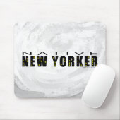 Native New Yorker schwarz Mousepad (Mit Mouse)