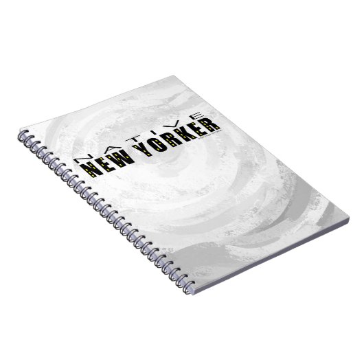 Native New Yorker schwarz Notizblock (Rechte Seite)