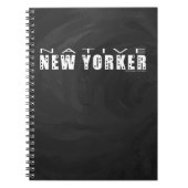 Native New Yorker schwarz Notizblock (Vorderseite)