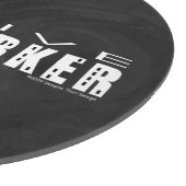 Native New Yorker schwarz Schneidebrett (Ecke)