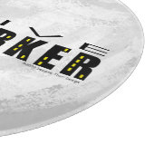 Native New Yorker schwarz Schneidebrett (Ecke)