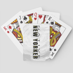 Native New Yorker schwarz Spielkarten