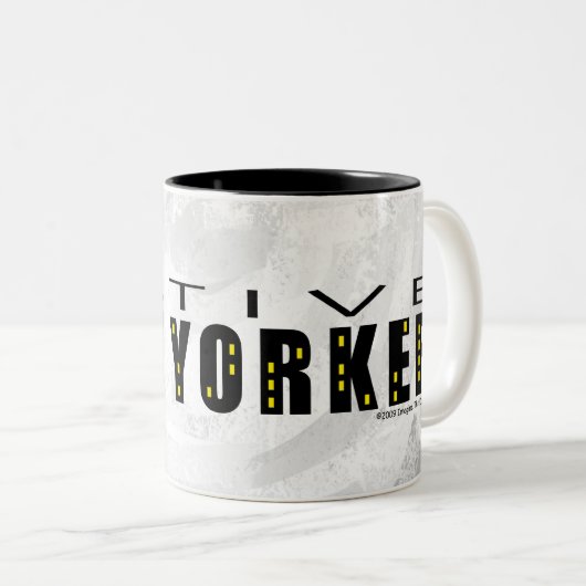 Native New Yorker schwarz Zweifarbige Tasse (VorderseiteRechts)