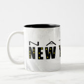 Native New Yorker schwarz Zweifarbige Tasse (Links)