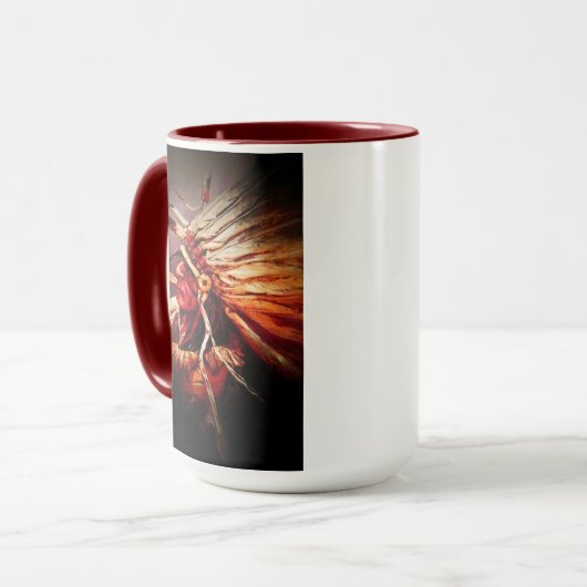 Native original art tasse (Vorderseite Links)