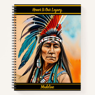 Native Patronenkompositionsbuch Notizblock