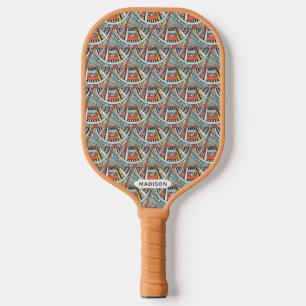 Native Pattern individuelle Name Pickleball Schläger