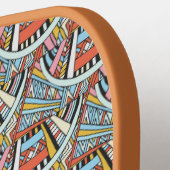 Native Pattern individuelle Name Pickleball Schläger (Linke Seite)