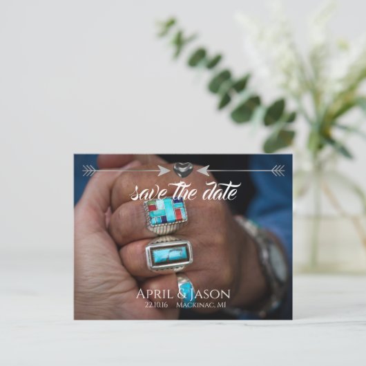 Native Pfeile | ANKÜNDIGUNG DATUM FREIHALTEN (Stehend Vorderseite)