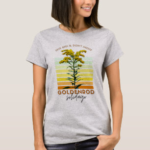 Native Pflanze Goldenrod Wildblume Graphic T-Shirt