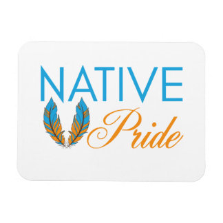 Native Pride Feathers Flexible Magnet
