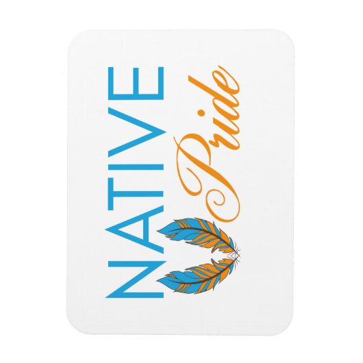 Native Pride Feathers Flexible Magnet (Vertikal)