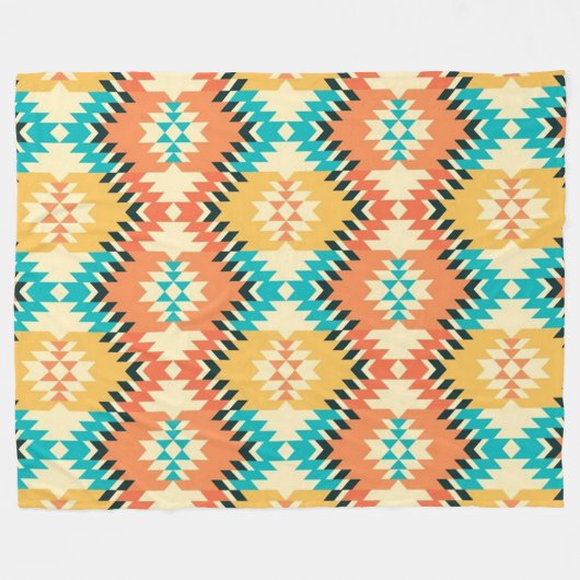 Native Print 60x80 Fleece Blanket (Vorderseite (Horizontal))