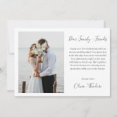 Native Protea Watercolor Floral Boho Botanisch Dankeskarte (Vorderseite)