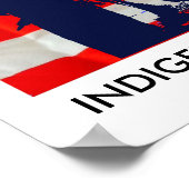 NATIVE RECHTE KUNSTAUSSTELLUNG - NEW YORK CITY POS POSTER (Ecke)