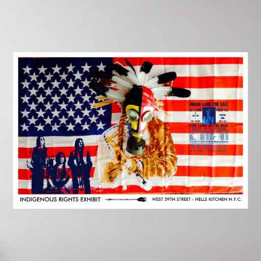 NATIVE RECHTE KUNSTAUSSTELLUNG - NEW YORK CITY POS POSTER (Vorne)