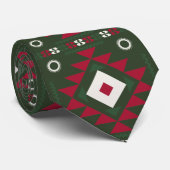 Native Santa Pattern Krawatte (Gerollt)