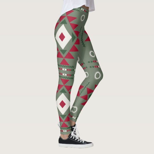 Native Santa Pattern Leggings (Rechts)