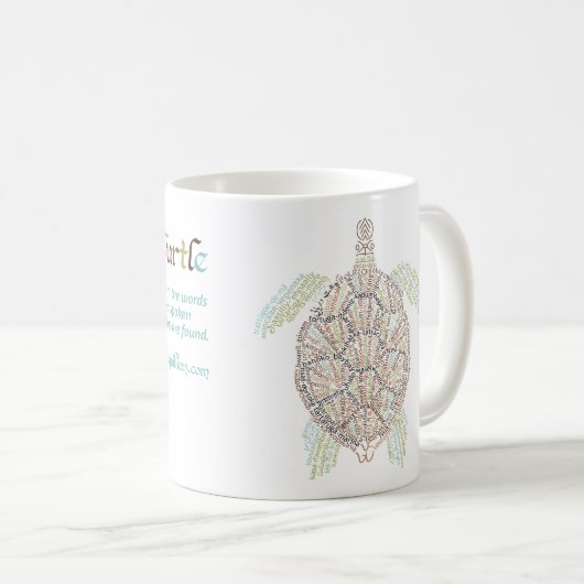 Native Sea Turtle Tasse (VorderseiteRechts)