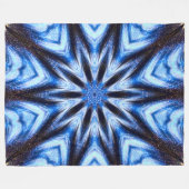 Native Shaman Cosmic Wheel Fleecedecke (Vorderseite (Horizontal))