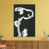 Native Silver Leinwanddruck (Insitu (Wohnzimmer))