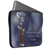 Native Snow Leopard Neoprene Laptop Sleeve (Vorne Rechts)