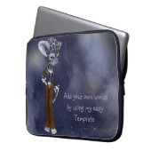 Native Snow Leopard Neoprene Laptop Sleeve (Vorderseite Links)