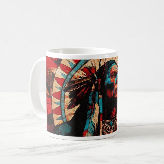 Native Son - Design 1 Kaffeetasse (Vorderseite Links)