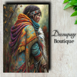 Native Spirit Decoupage Seidenpapier