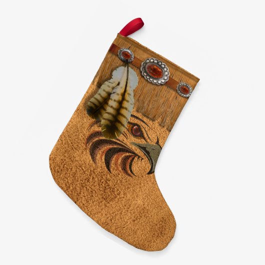 Native Spirit "Hawk" Weihnachtsfest Strumpf Kleiner Weihnachtsstrumpf