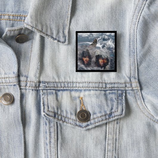 Native Spirit in Alaska Button (Beispiel)