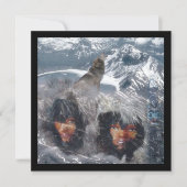 Native Spirit in Alaska Einladung (Vorderseite)