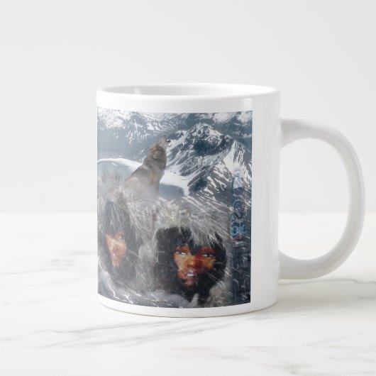 Native Spirit in Alaska Jumbo-Tasse (Rechts)