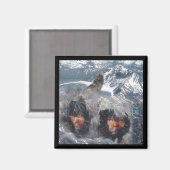 Native Spirit in Alaska Magnet (Vorderseite/Rückseite)