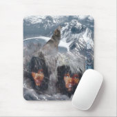 Native Spirit in Alaska Mousepad (Mit Mouse)