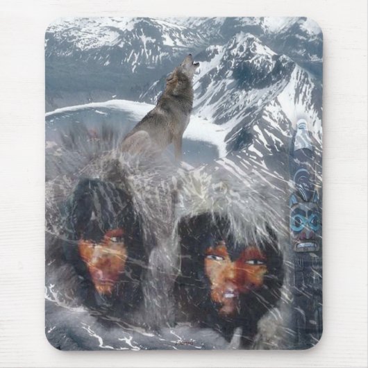 Native Spirit in Alaska Mousepad (Vorne)
