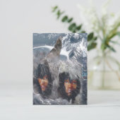 Native Spirit in Alaska Postkarte (Stehend Vorderseite)