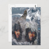 Native Spirit in Alaska Postkarte (Vorne/Hinten)