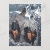 Native Spirit in Alaska Postkarte (Vorderseite)