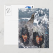 Native Spirit in Alaska Postkarte (Vorne/Hinten)