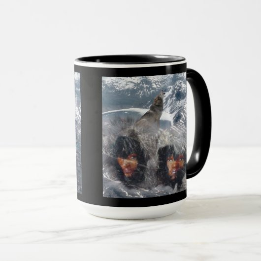 Native Spirit in Alaska Tasse (VorderseiteRechts)