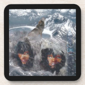 Native Spirit in Alaska Untersetzer (Vorderseite)