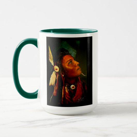 "Native Spirit" Original-Kunst Tasse (Links)