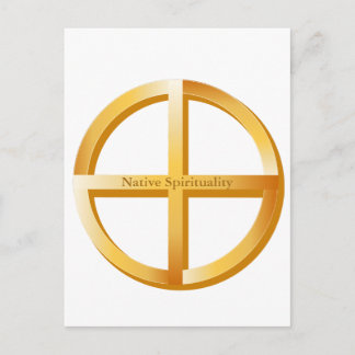 Native Spiritualität 5.6" x 4.25" Postkarte