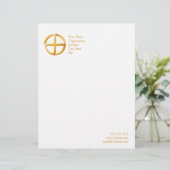 Native Spiritualität 8,5 Zoll x 11 Zoll Briefbogen (Stehend Vorderseite)