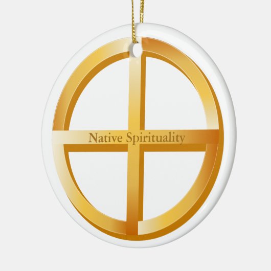 Native Spiritualität Keramikornament (Links)