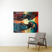 Native Spirituelle Art Wandteppich (Beispiel (Horizontal))